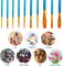 Acrylic Paint Brushes Set, Easter Basket Stuffers, 20Pcs Round Pointed Tip Artist Paintbrushes for Acrylic Oil Watercolor Canvases Rock Body Face Nail Miniature Detailing Drawing Art Supplies